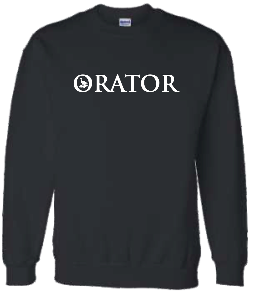 Orator háskólapeysa svört