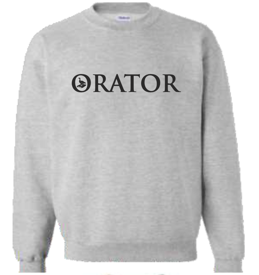 Orator háskólapeysa sport grey