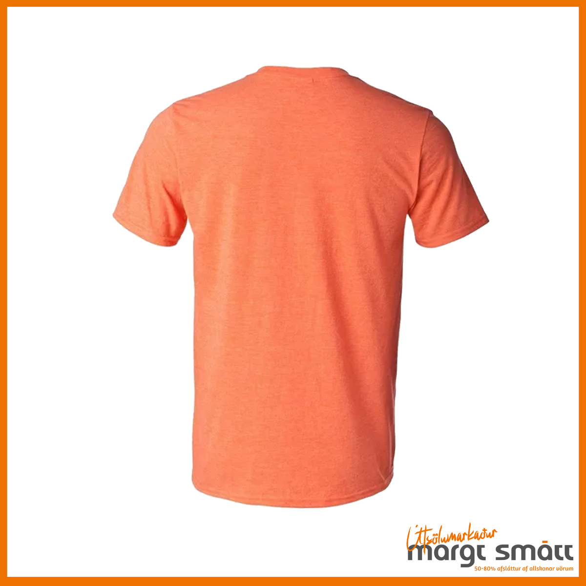 Gildan Heather Orange T-bolur