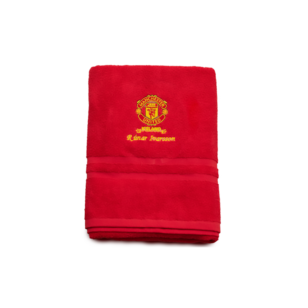 Manchester United handklæði með eða án nafnamerkingar
